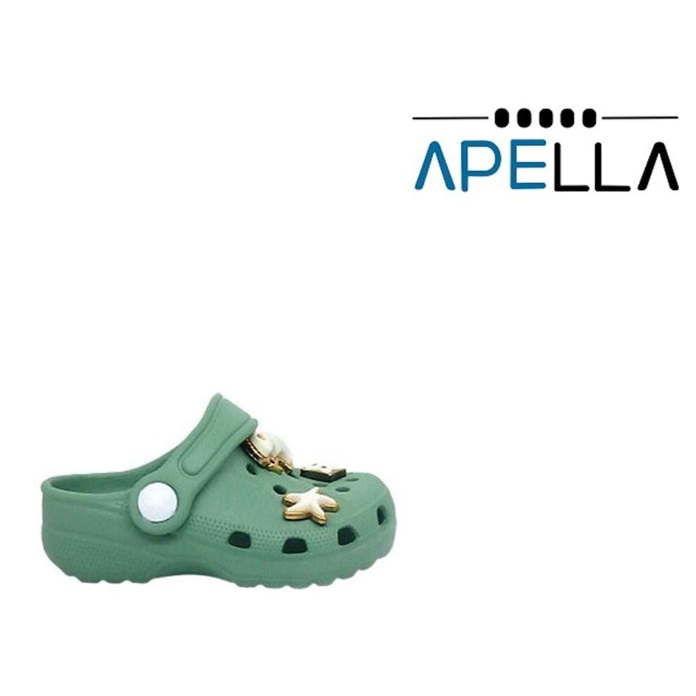 B- APELLA EVA TERLİK - CROCS - E100-3 - ÇAĞLA-YEŞİLİ