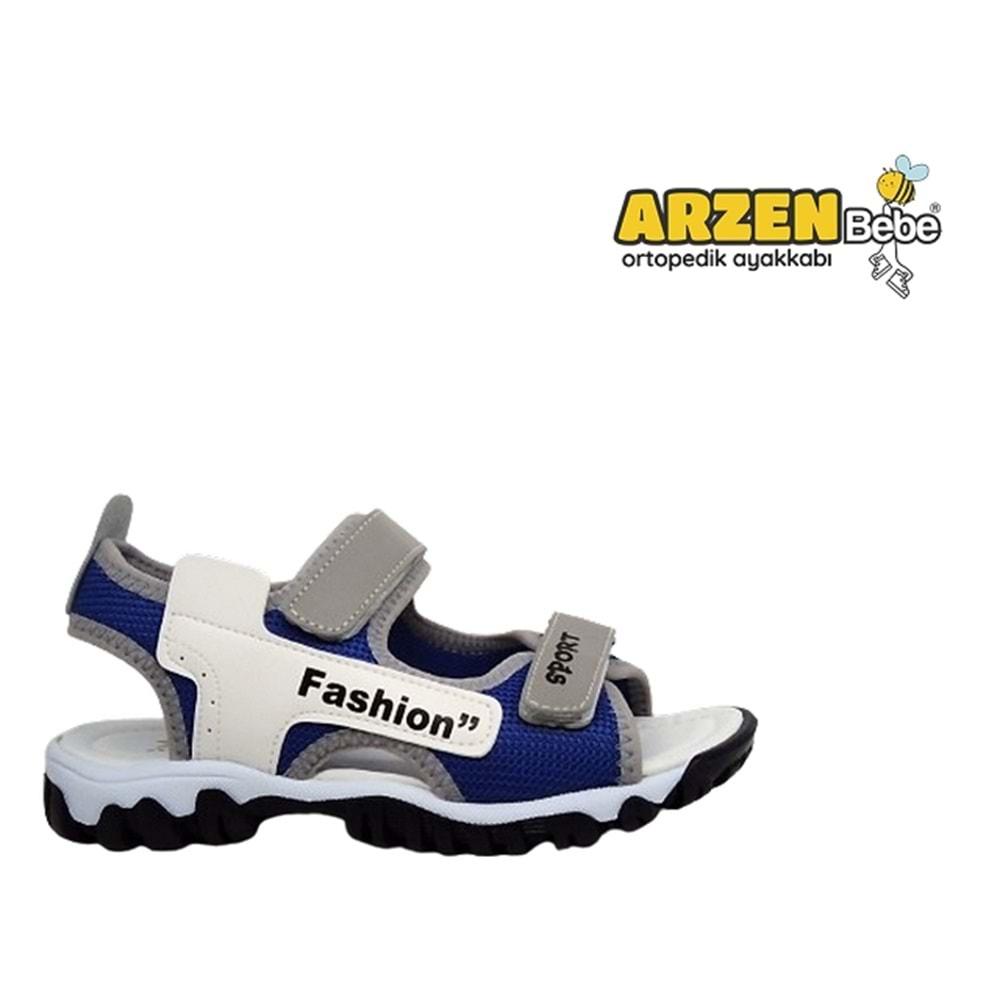 F- ARZEN SANDALET - ERKEK - 9510 - SAX-MAVİ-GRİ