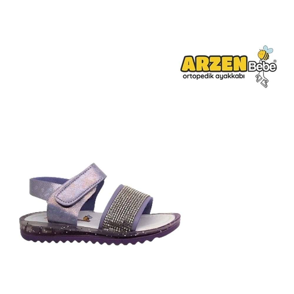 B- ARZEN SANDALET - KIZ - 7015 - LİLA