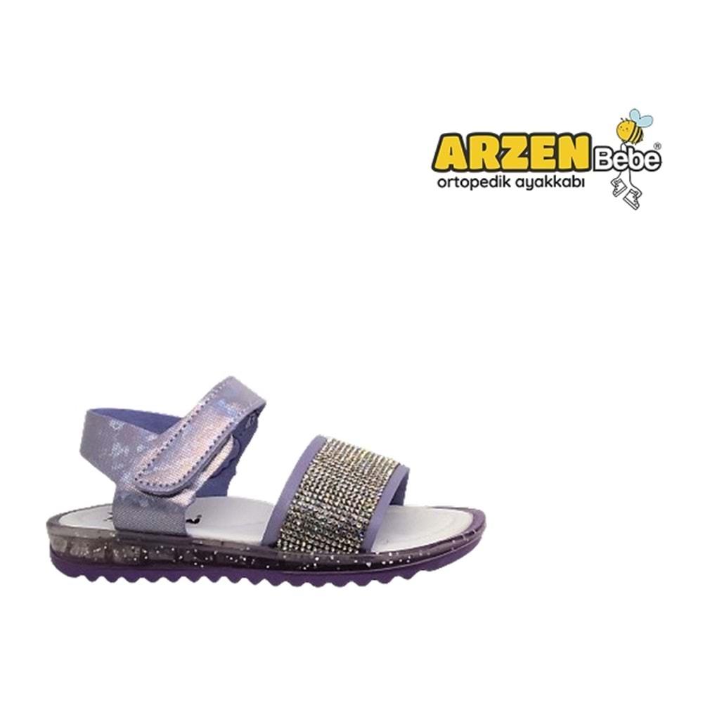 P- ARZEN SANDALET - KIZ - 8015 - LİLA