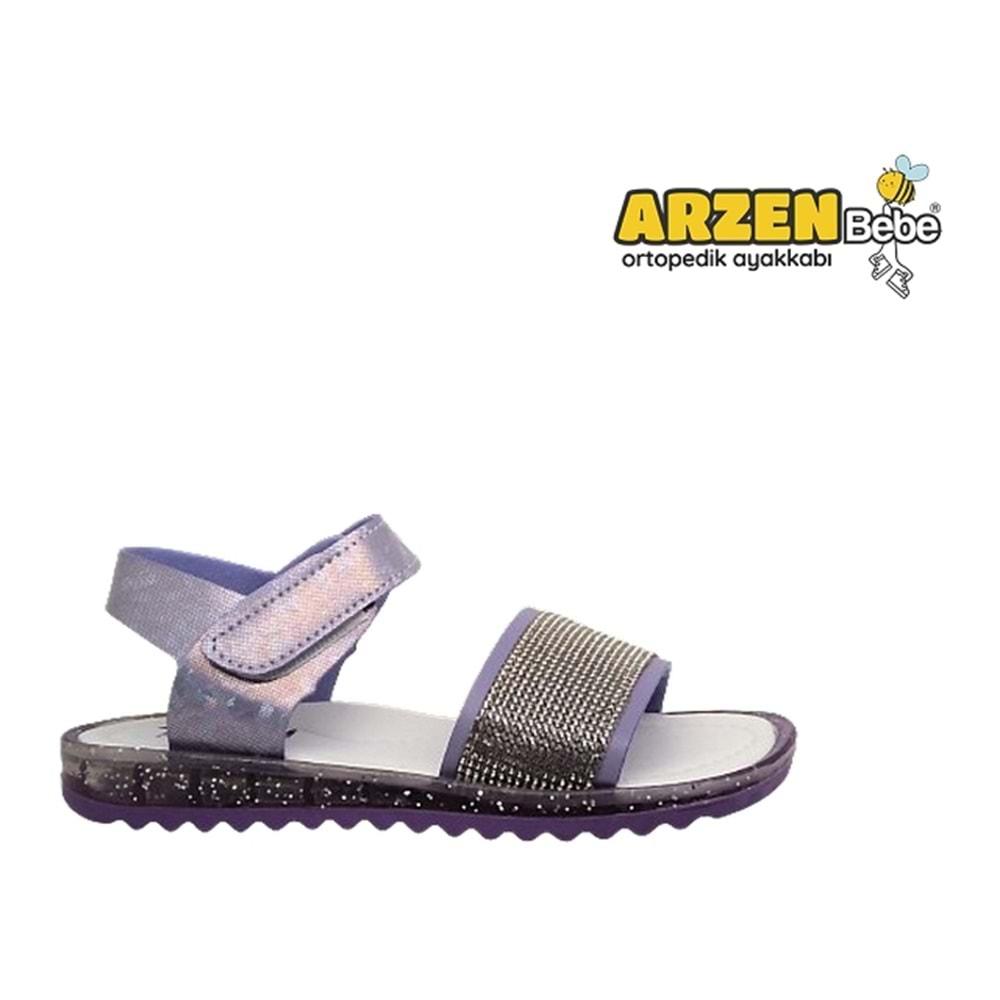 F- ARZEN SANDALET - KIZ - 9015 - LİLA