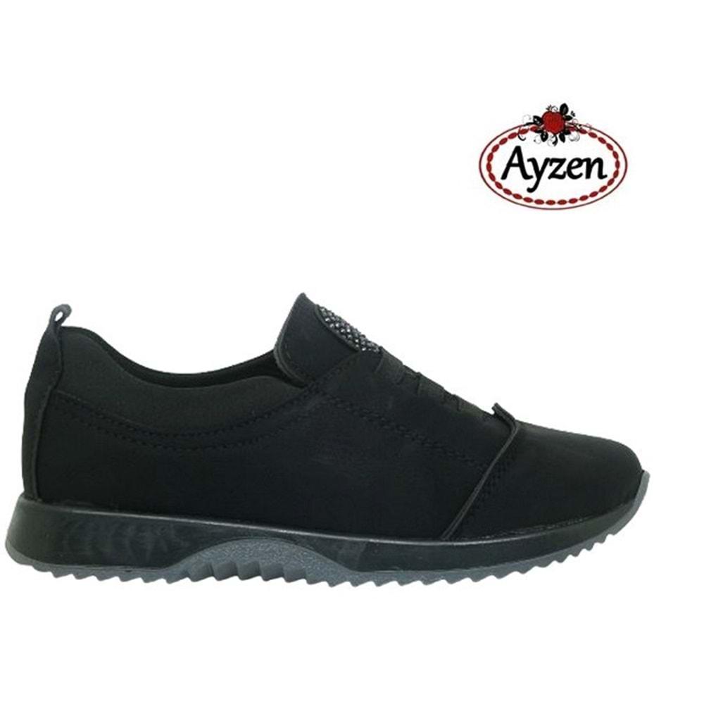 Z- AYZEN COMFORT - TERMO - Z-2602 - SİYAH-SİYAH - 37-40 NO