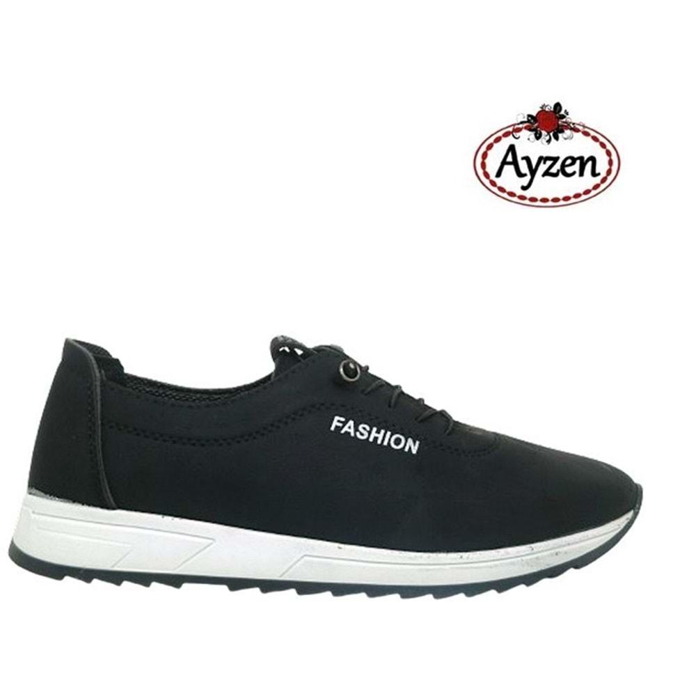Z- AYZEN COMFORT - TERMO - Z-2603 - SİYAH-BEYAZ - 37-41 NO