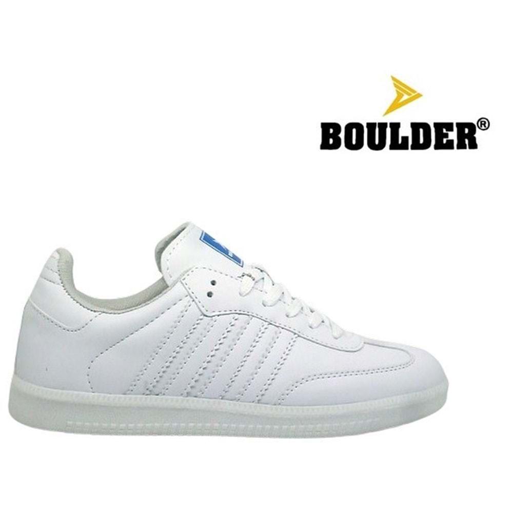 G- BOULDER SPOR - 1726 - CİLT / BEYAZ-BEYAZ