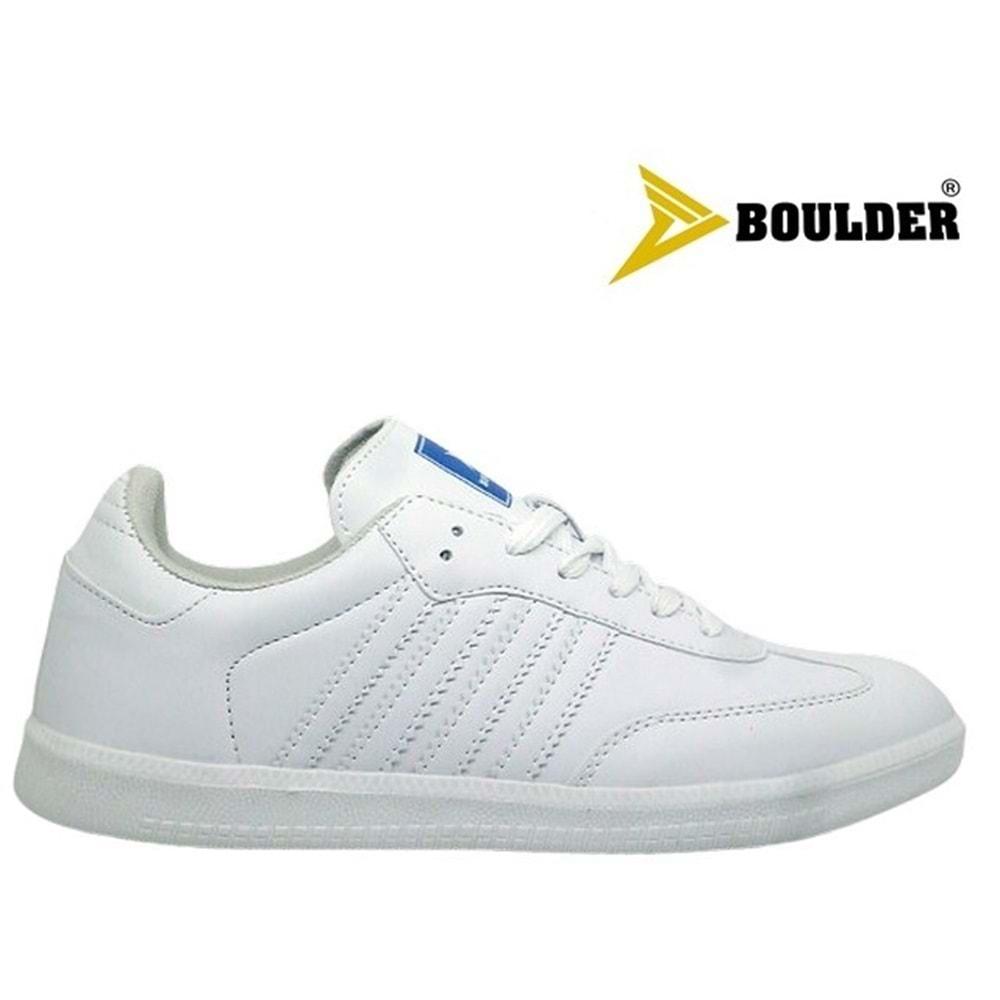 M- BOULDER SPOR - 1726 - CİLT / BEYAZ-BEYAZ