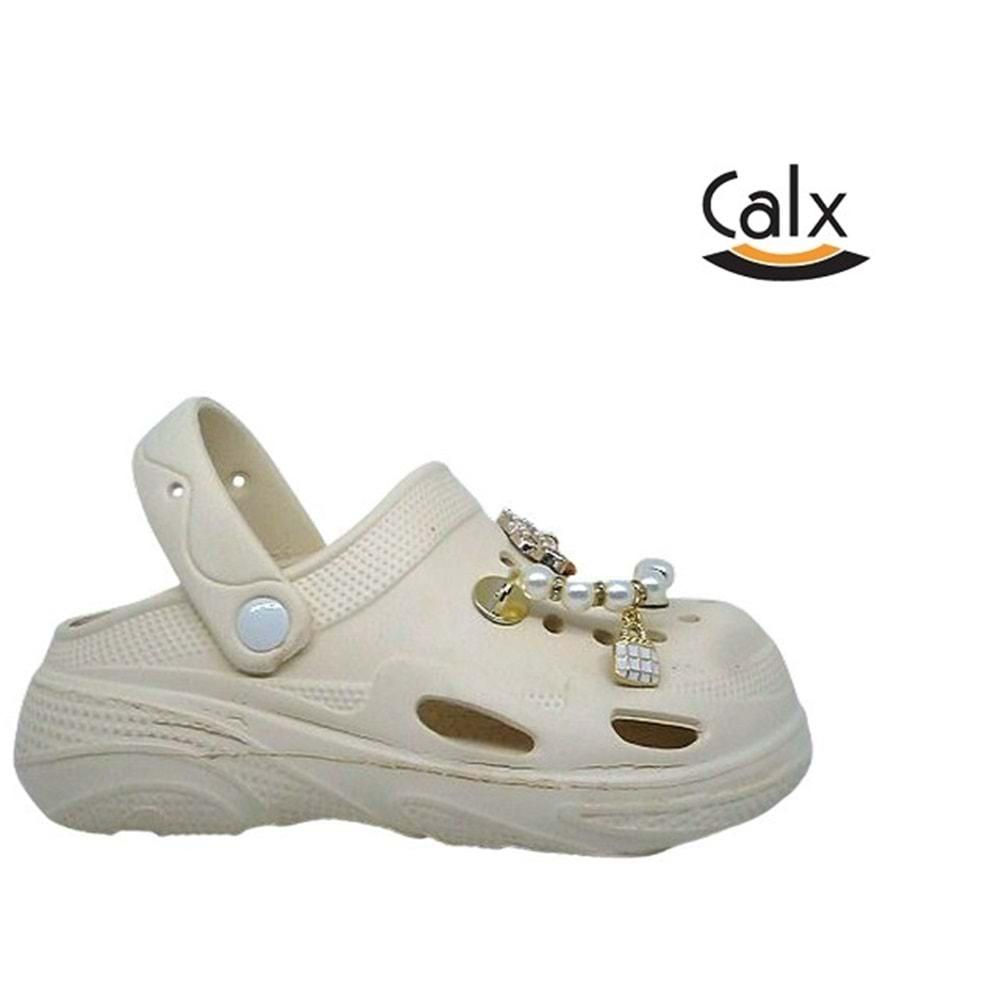 F- CALX EVA TERLİK - EF-6990 - KREM-(BLONDE)
