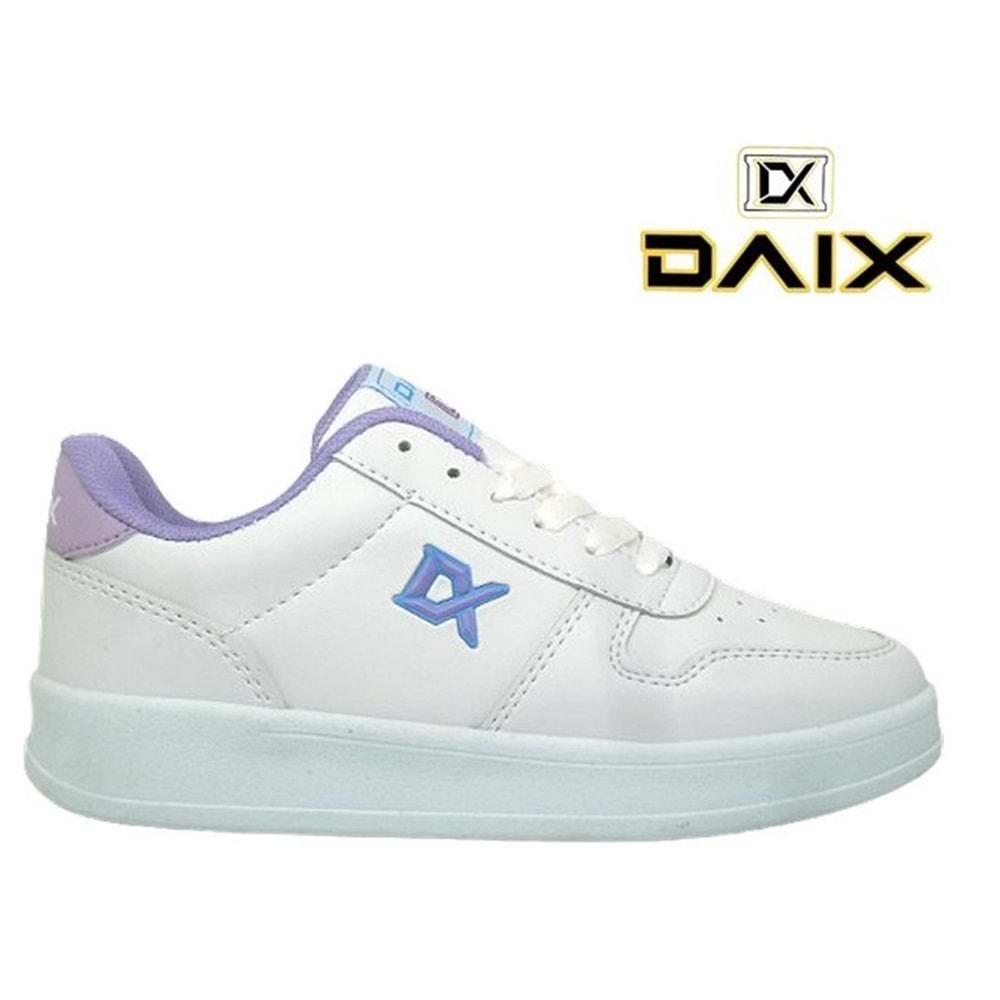 G- DAIX SPOR - 065 - CİLT / BEYAZ-LİLA