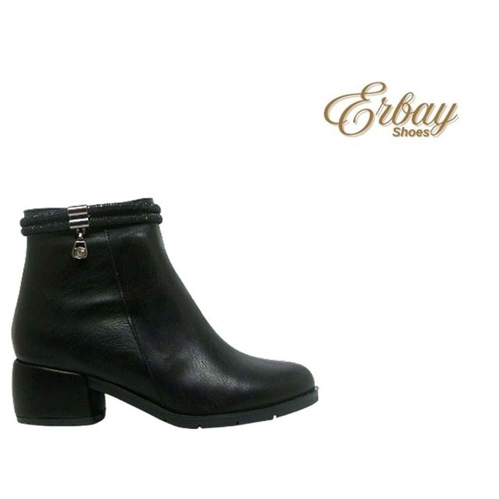 Z- ERBAY BOT KISA - 4001 - SİYAH-CİLT