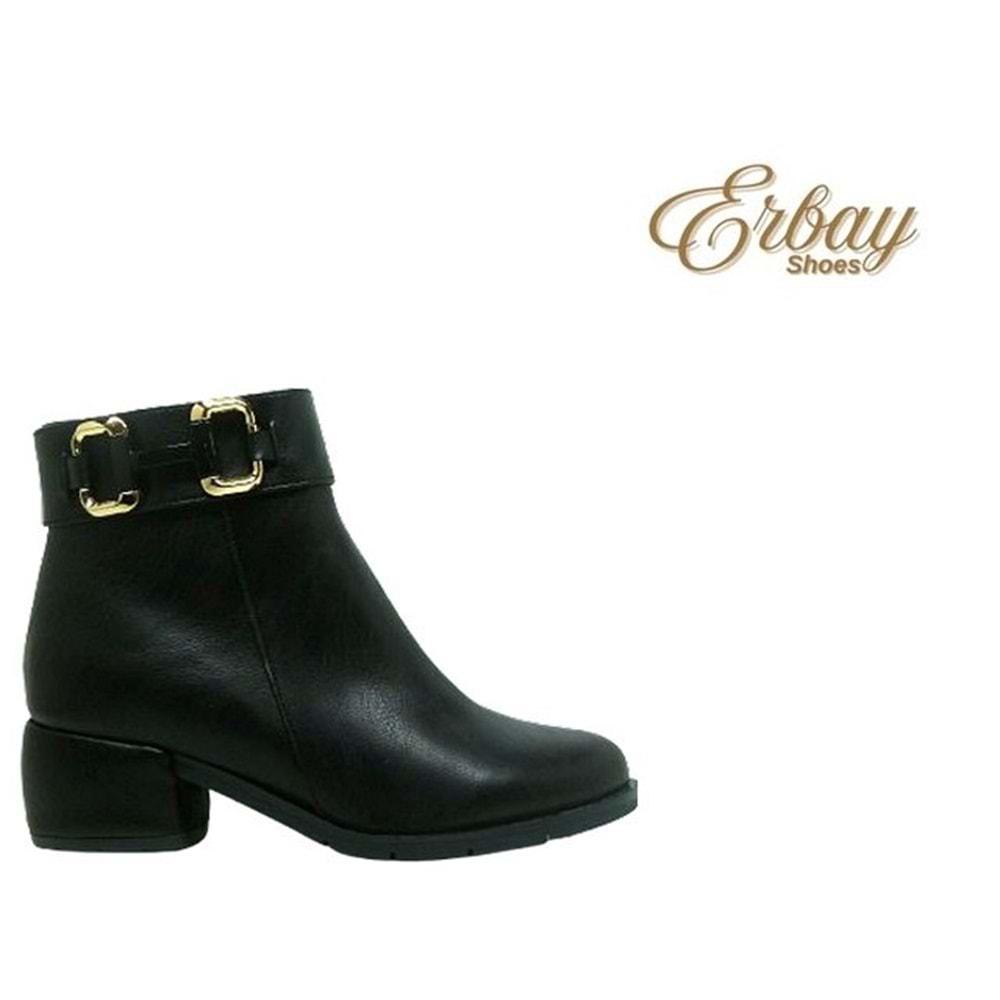 Z- ERBAY BOT KISA - 4002 - SİYAH-CİLT