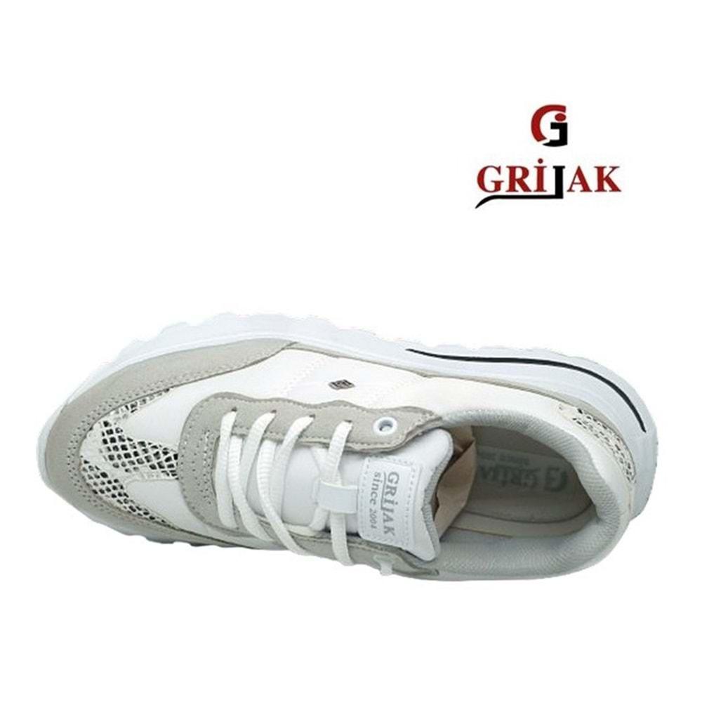 Z- GRİJAK SPOR - RONİ - CİLT / BEYAZ