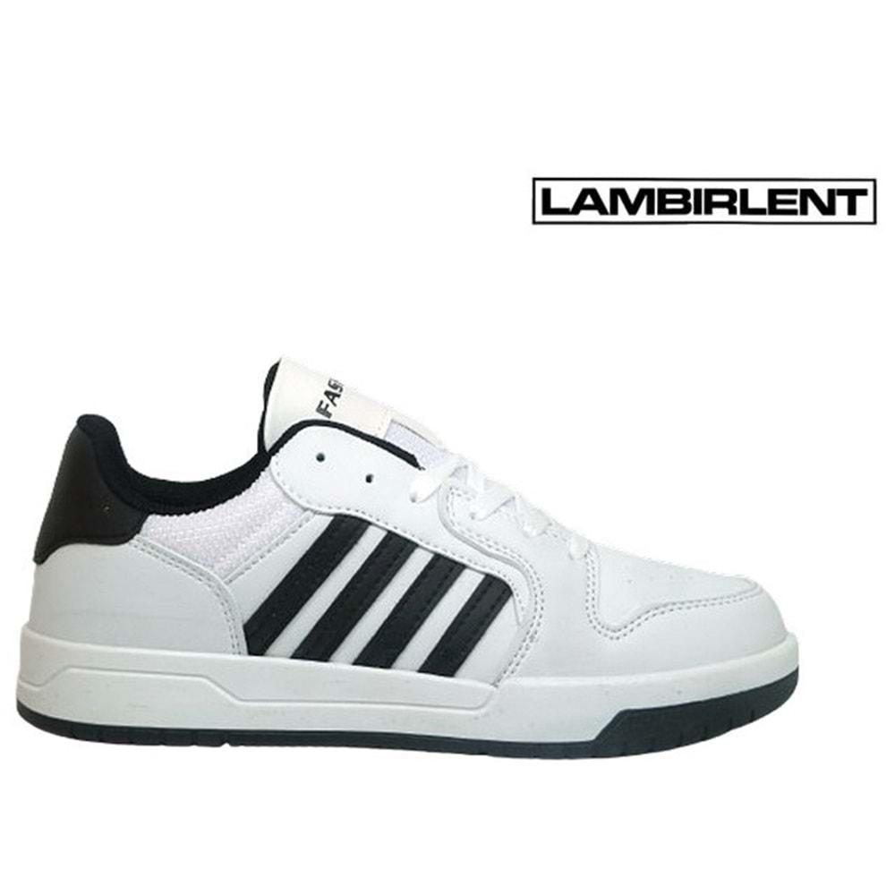 G- LAMBIRLENT SPOR KEST - 2200-1 - BEYAZ-SİYAH-SİYAH