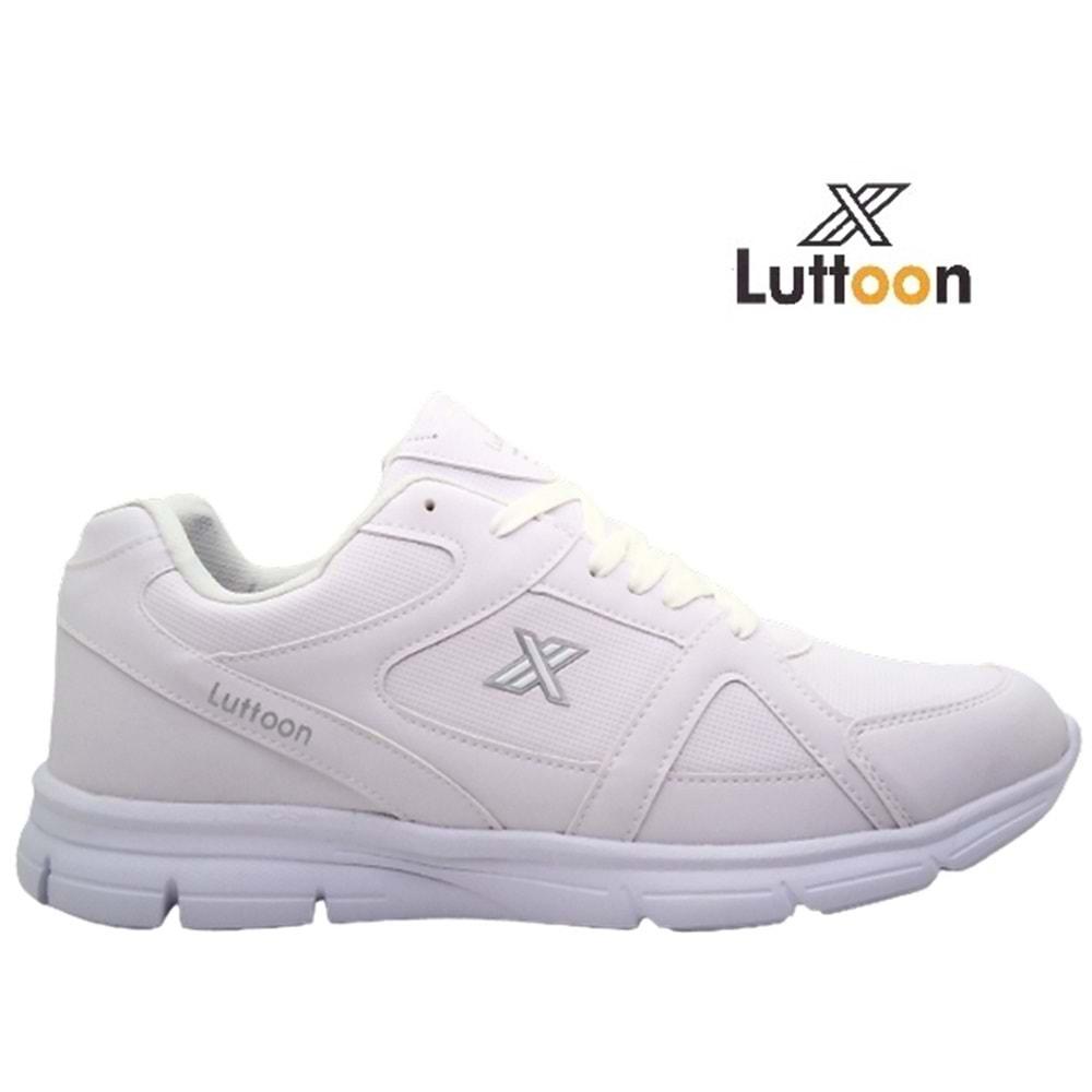 M- LUTTOON SPOR - 251 - 45-48 NO - CİLT / BEYAZ-GÜMÜŞ