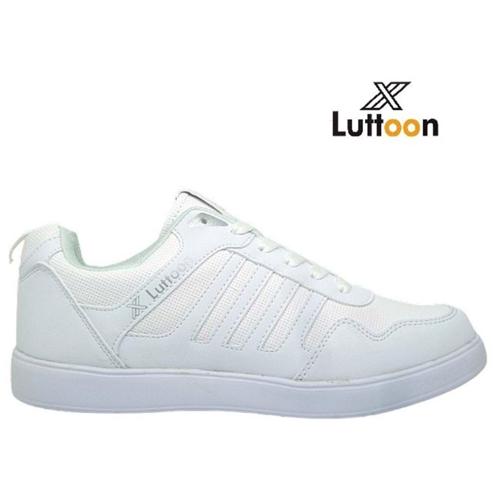 M- LUTTOON SPOR - 4189 - CİLT / BEYAZ-GÜMÜŞ