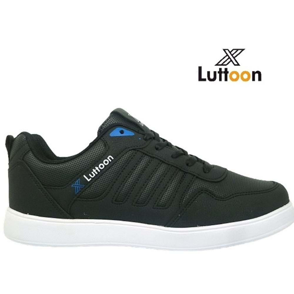M- LUTTOON SPOR - 4189 - CİLT / SİYAH-BEYAZ-SAX