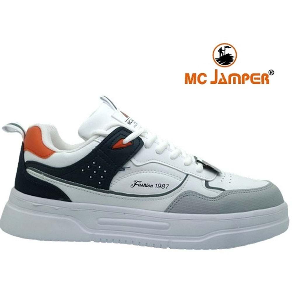 M- MC JAMPER SPOR - 2282 - CİLT / BUZ-BEYAZ-ORANGE-LAC