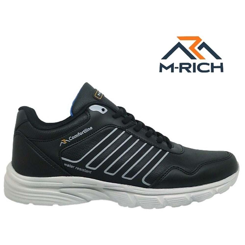 M- M-RICH SPOR - 006 - CİLT / SİYAH-BUZ