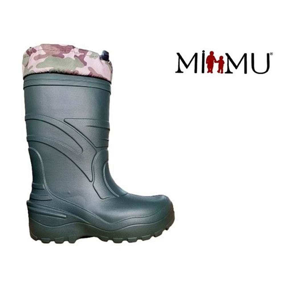 M- MİMU EVA ÇİZME - ÇORAPLI - 0185 - HAKİ