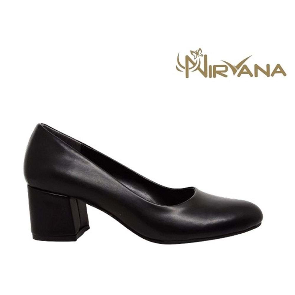 Z- NİRVANA AYAKKABI - 1350 - CİLT-SİYAH - 41-42 NO