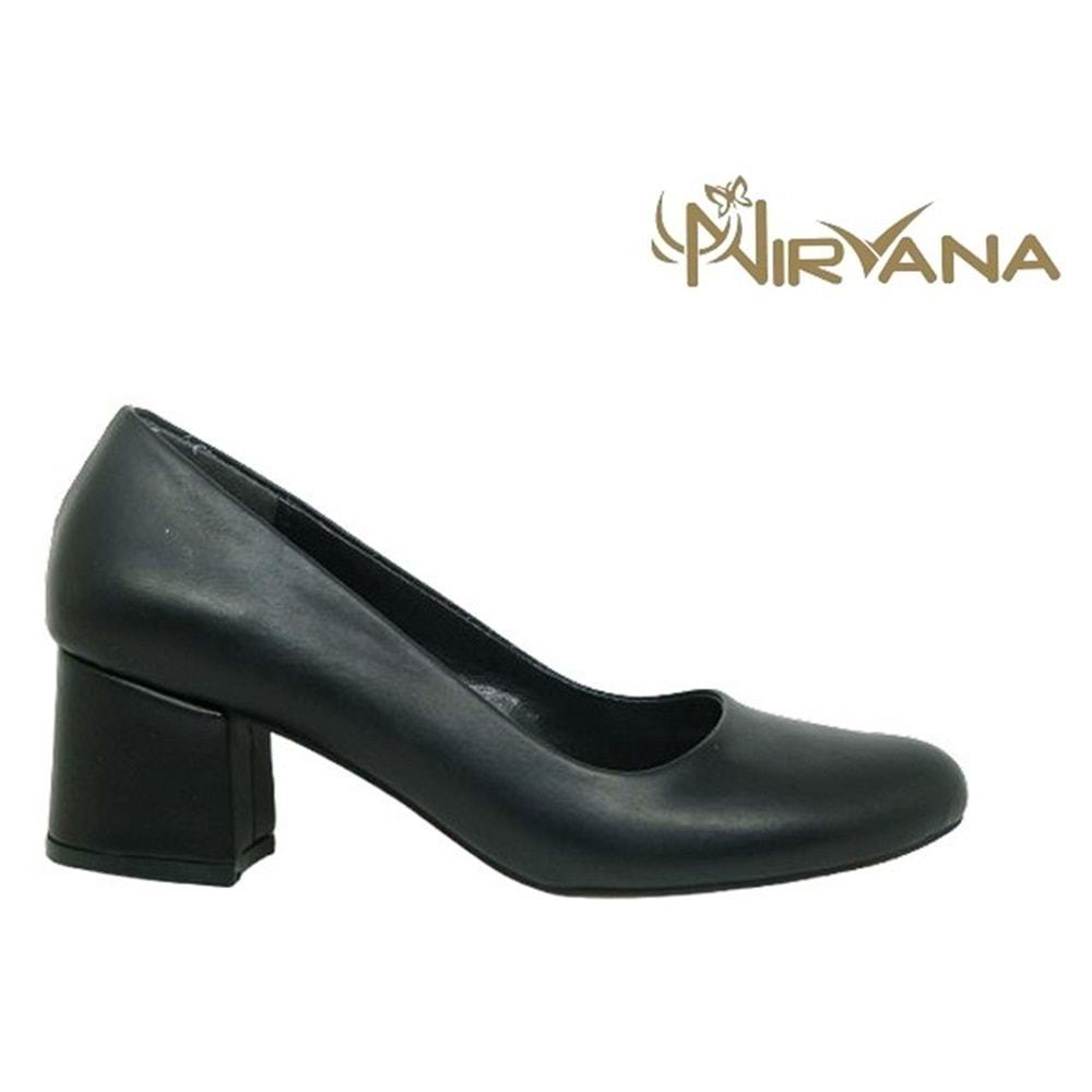 Z- NİRVANA AYAKKABI - 1350 - CİLT-SİYAH - 38-40 NO