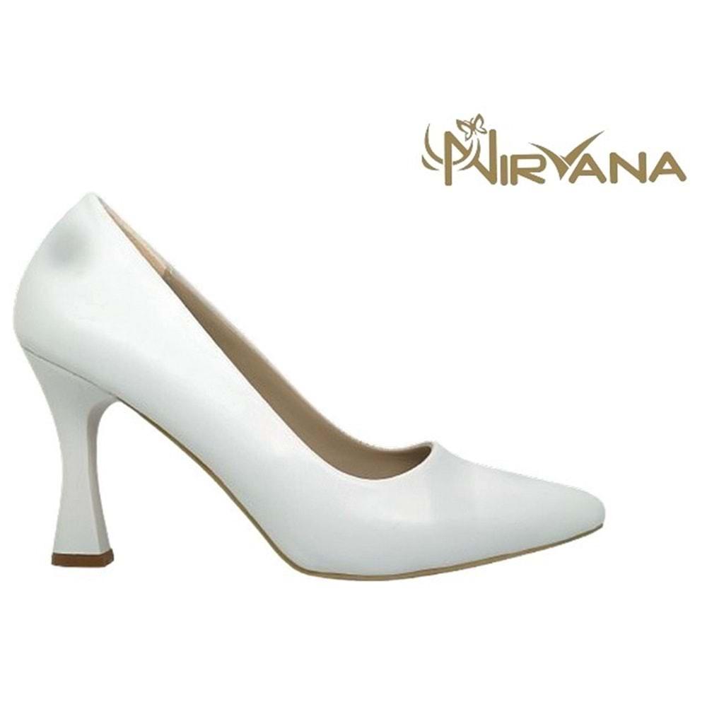 Z- NİRVANA AYAKKABI - 1600 - CİLT-BEYAZ - 36-40 NO