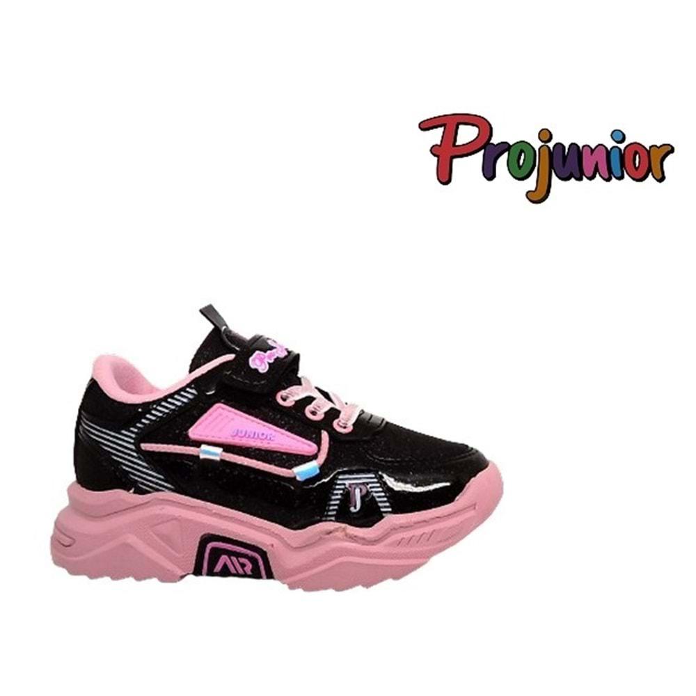 P- PROJUNİOR SPOR - SİMLİ - 2480 - SİYAH-PEMBE