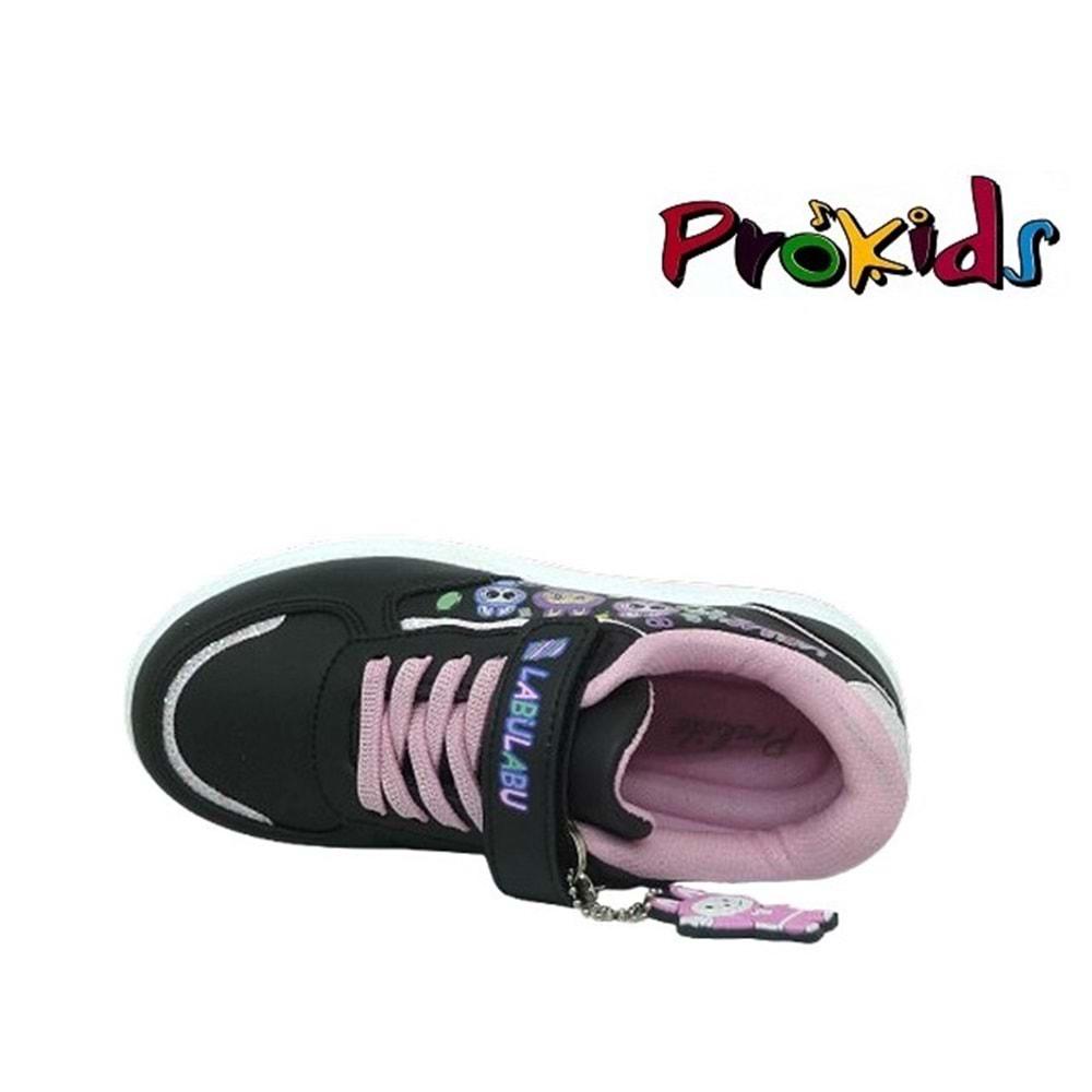 F- PROKİDS SPOR - 4011 - CİLT / SİYAH-PEMBE