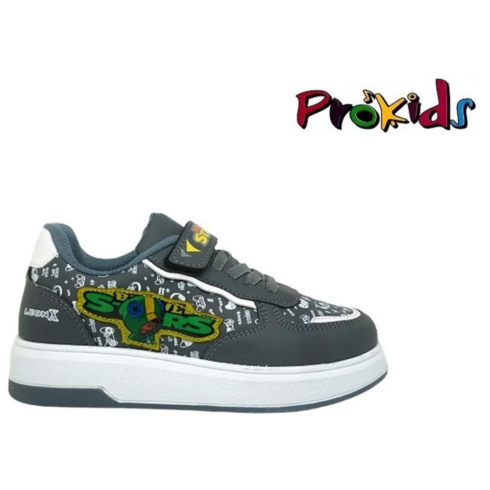 F- PROKİDS SPOR - 4012 - CİLT / FÜME-BEYAZ