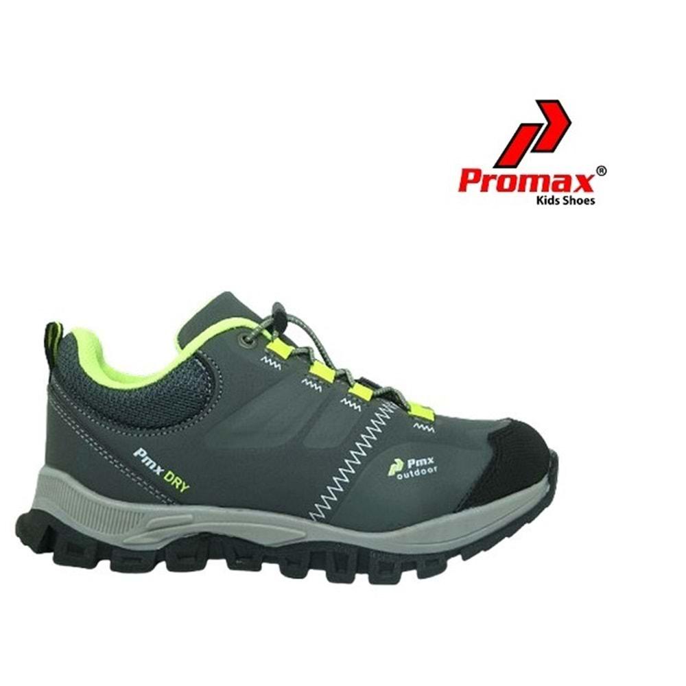 F- PROMAX TREKKİNG SPOR - 1795-04 - FÜME-YEŞİL