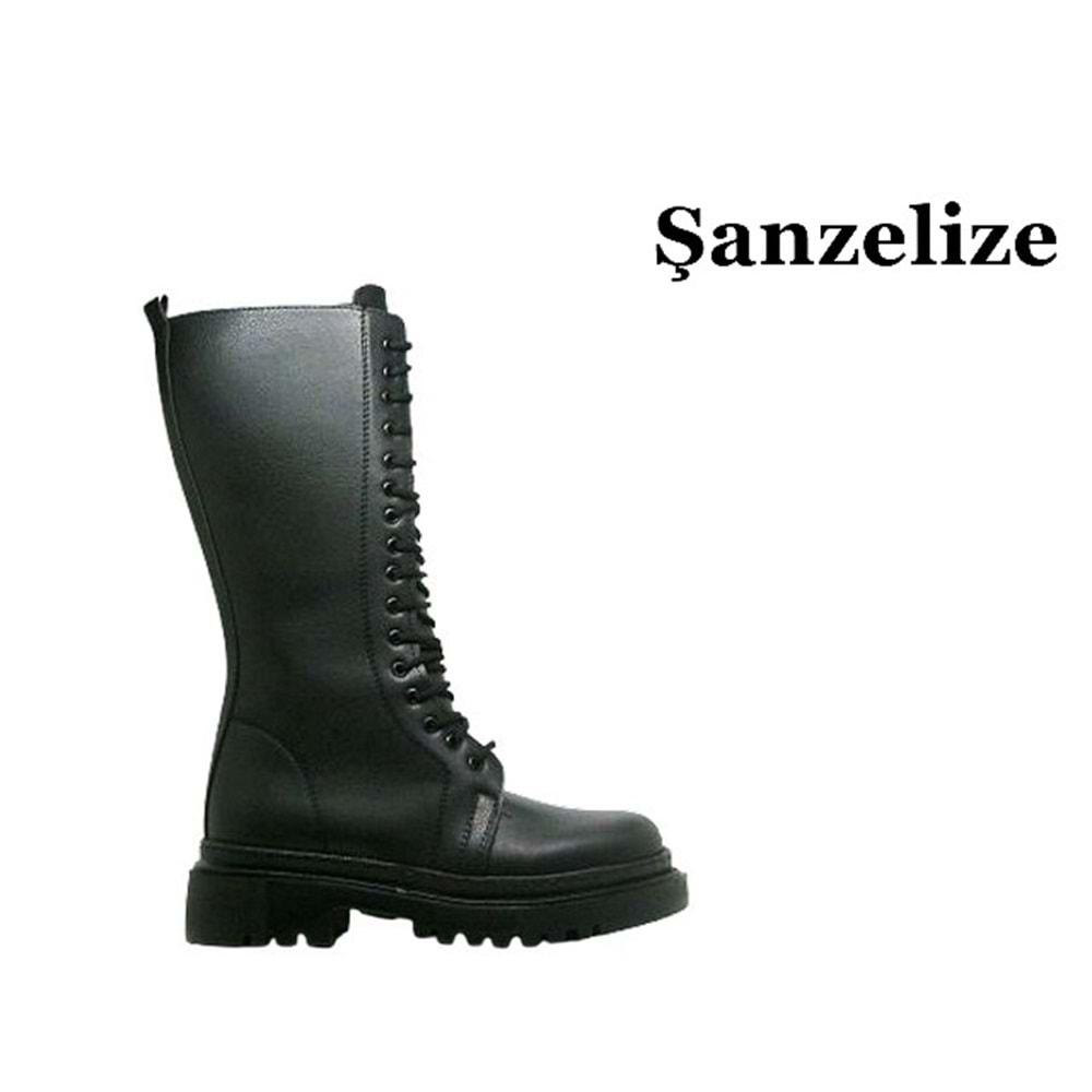 Z- ŞANZELİZE BOT UZUN - K-44 - CİLT-SİYAH
