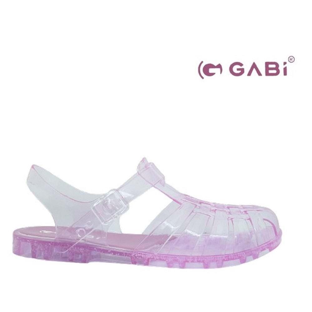 Z- GABİ DENİZ ŞEFFAF SANDALET - J-3 - LİLA-SİMLİ