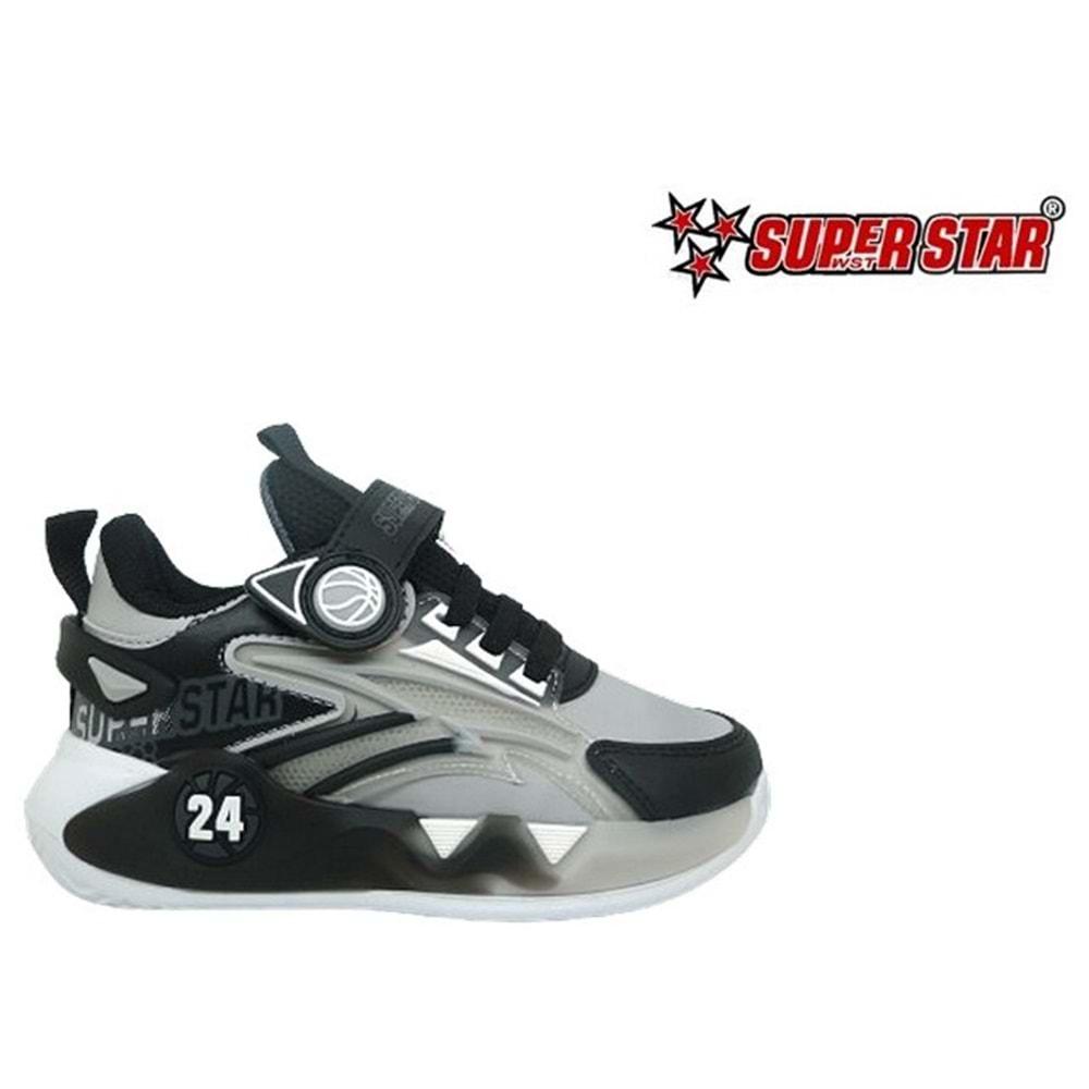 P- SÜPERSTAR SPOR - 024-8 - CİLT / SİYAH-BUZ-BEYAZ