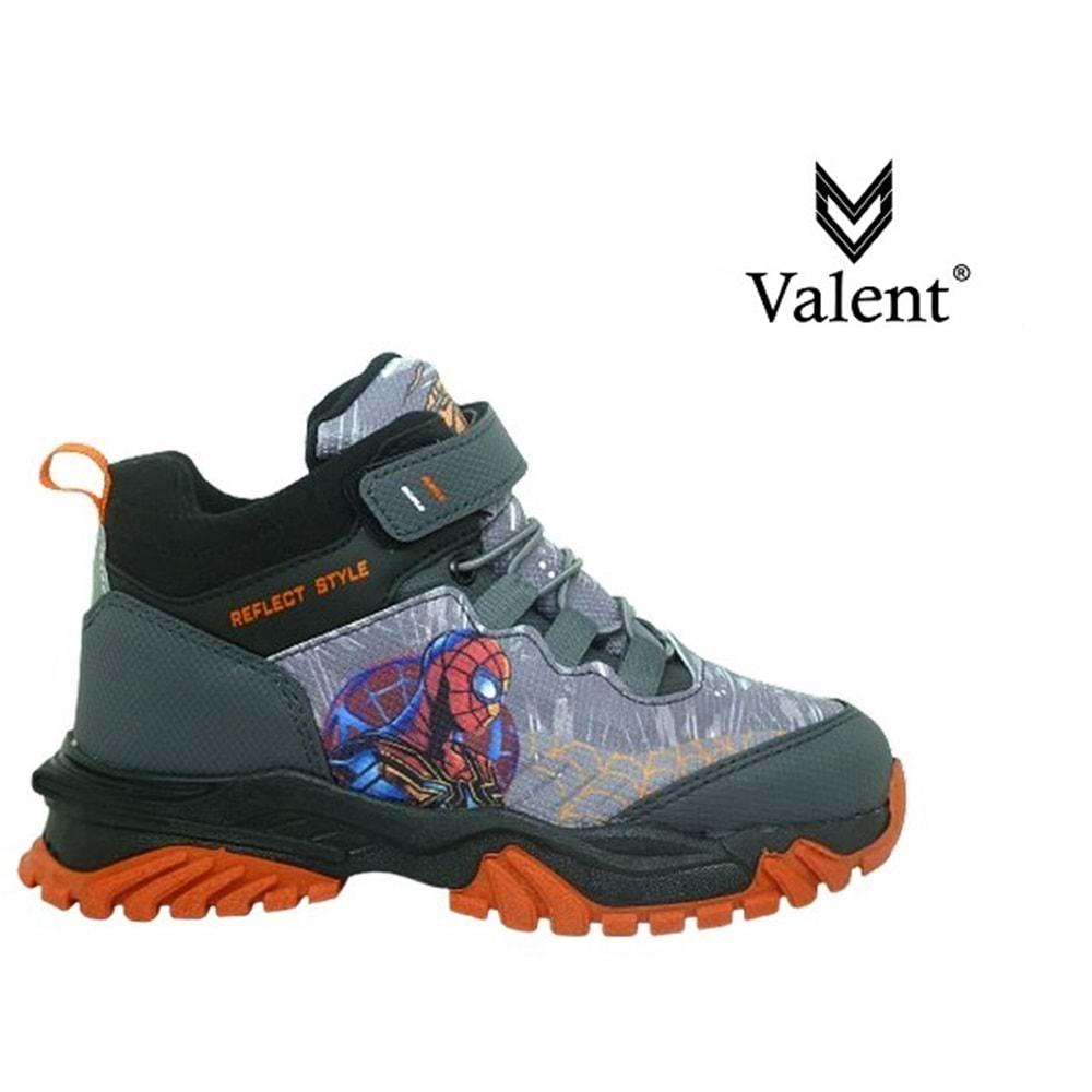 F- VALENT SPOR TREKKİNG - BASKET - C-04 - FÜME-TURUNCU