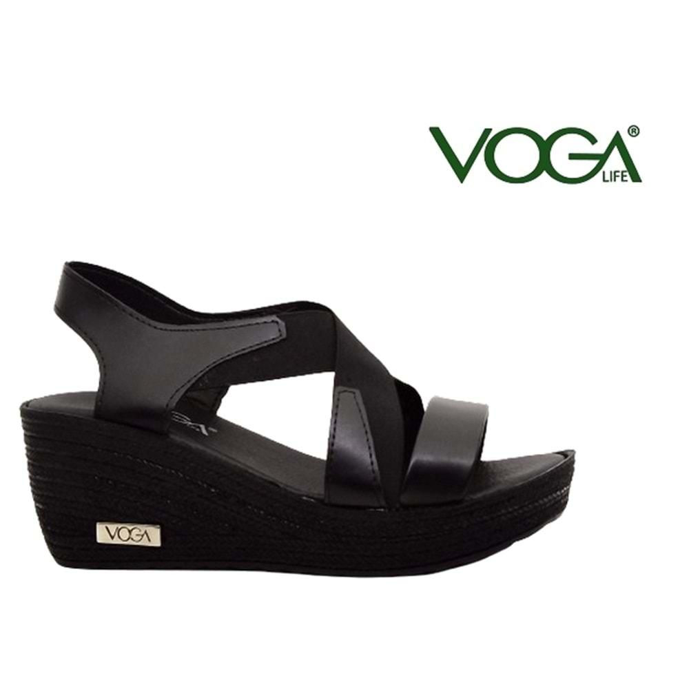 Z- VOGA SANDALET - 2000-152 - SİYAH