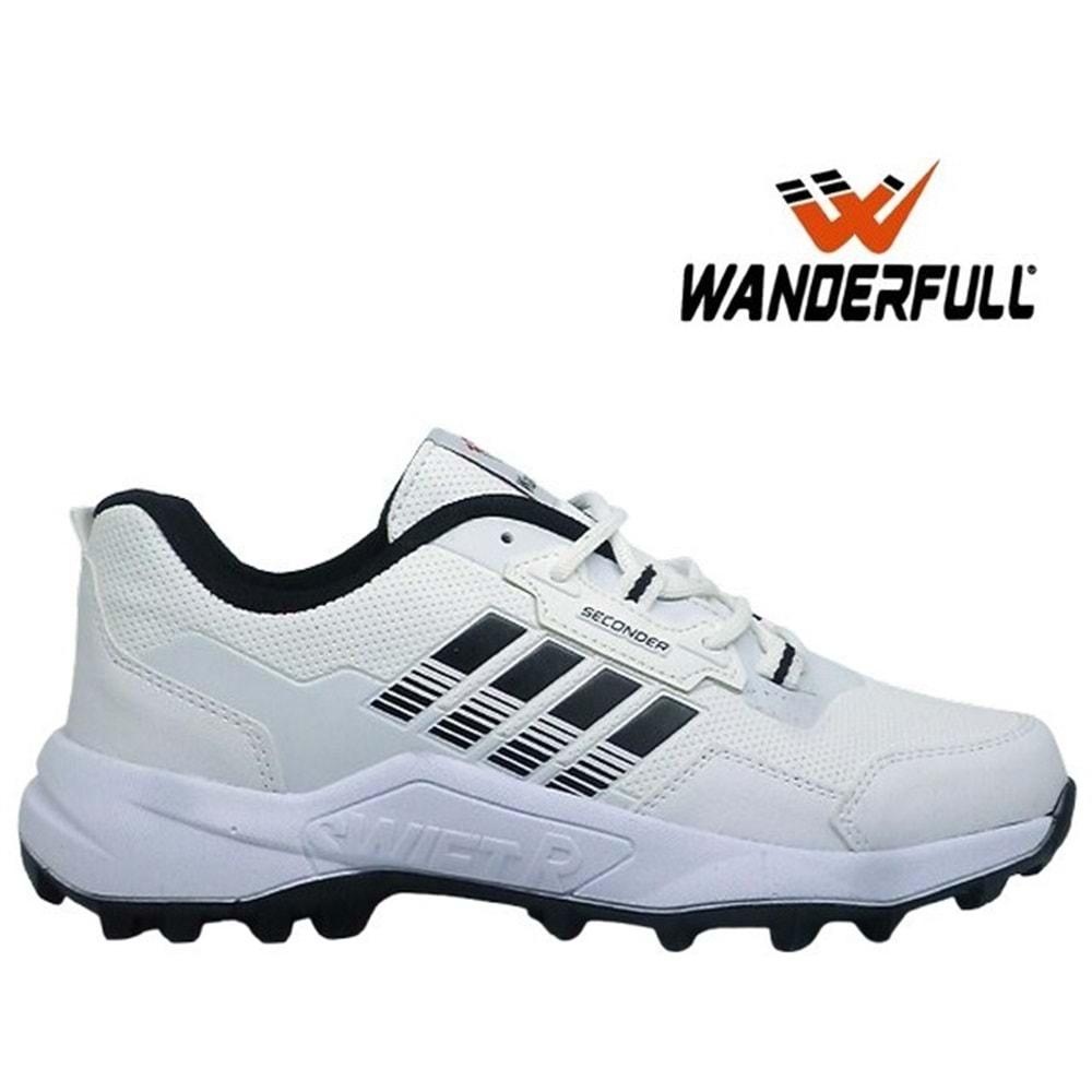 M- WANDERFULL SPOR - 4244 - CİLT / BEYAZ-SİYAH