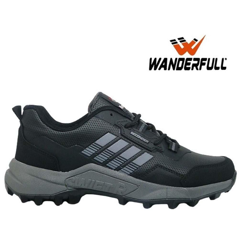 M- WANDERFULL SPOR - 4244 - CİLT / SİYAH-FÜME