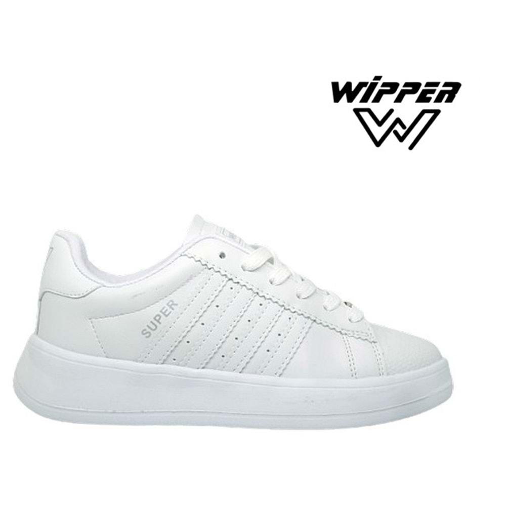G- WİPPER SPOR - 035 - CİLT / BEYAZ-BEYAZ