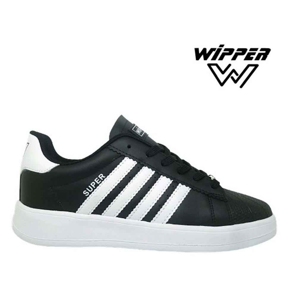 G- WİPPER SPOR - 035 - CİLT / SİYAH-BEYAZ