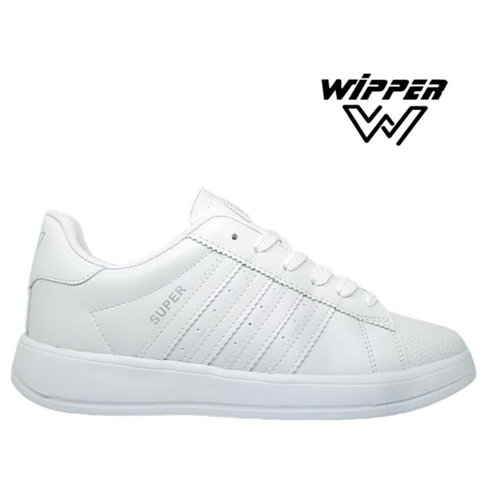 M- WİPPER SPOR - 035 - CİLT / BEYAZ-BEYAZ