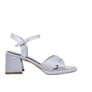 Z- ERBAY SANDALET - PLATFORM - 405 - CİLT-GRİ-KIRIK