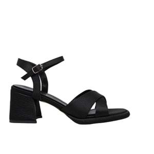 Z- ERBAY SANDALET - PLATFORM - 405 - CİLT-SİYAH-KIRIK