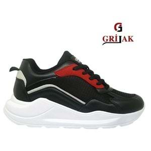 Z- GRİJAK SPOR - 051 - PARAŞÜT / SİYAH-BEYAZ-KIRMIZI