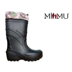 M- MİMU EVA ÇİZME - ÇORAPLI - 0185 - SİYAH