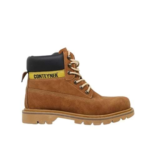 M- CONTEYNER BOT - 923-47 - NUBUK-TARÇIN-KONÇ-SİYAH