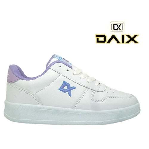 G- DAIX SPOR - 065 - CİLT / BEYAZ-LİLA