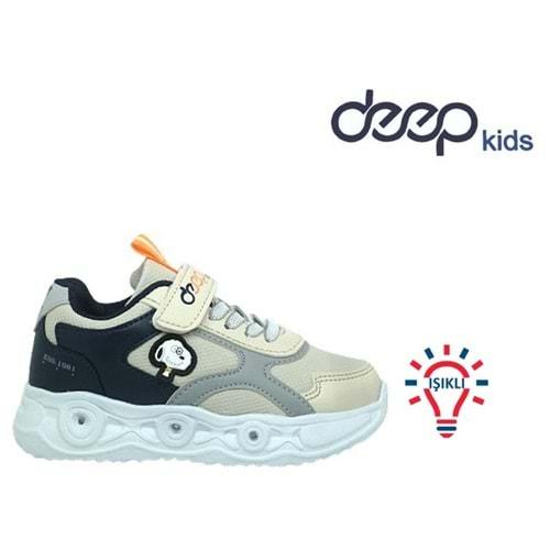 P- DEEP KİDS SPOR IŞIKLI - 1115 - CİLT / BEJ-LAC