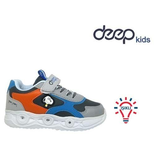 P- DEEP KİDS SPOR IŞIKLI - 1115 - CİLT / İNDİGO-B.MAVİ