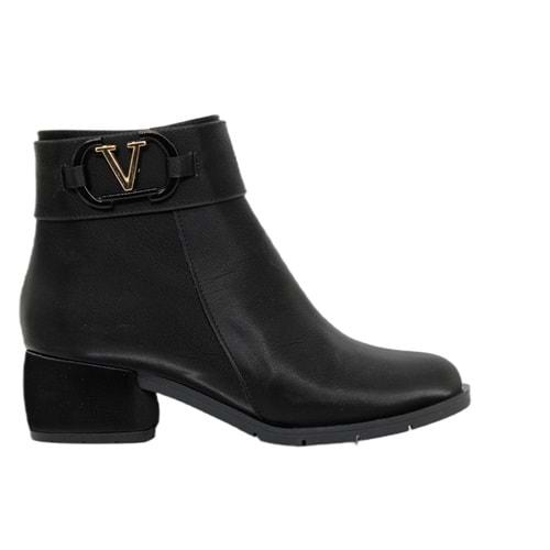 Z- ERBAY BOT KISA - 4013 - SİYAH-AYNA-CİLT