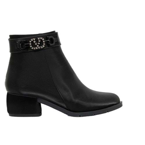 Z- ERBAY BOT KISA - 4018 - SİYAH-AYNA-CİLT