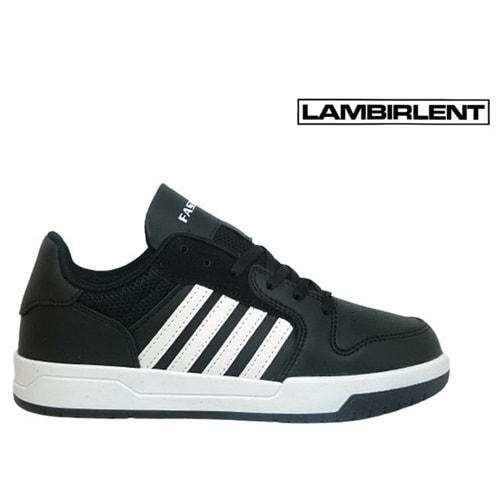 G- LAMBIRLENT SPOR KEST - 2200-7 - SİYAH-BEYAZ-BEYAZ