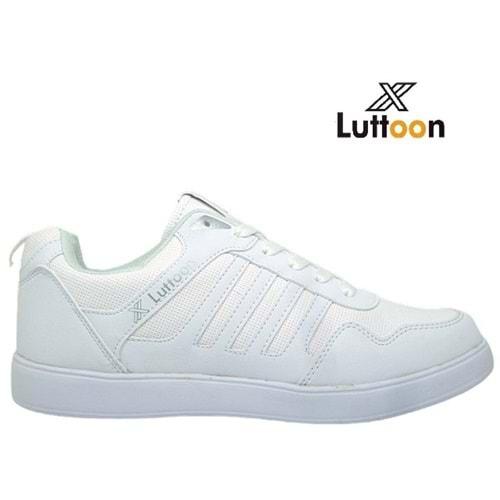 M- LUTTOON SPOR - 4189 - CİLT / BEYAZ-GÜMÜŞ - 42-44 NO